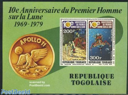Togo 1979 Moonlanding S/s, Mint NH, Transport - Space Exploration - Togo (1960-...)