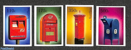 Netherlands Antilles 2000 Letter Boxes 4v Imperforated, Mint NH, Mail Boxes - Post - Post