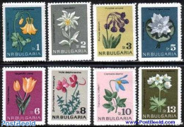 Bulgaria 1963 Flowers 8v, Mint NH, Nature - Flowers & Plants - Ongebruikt