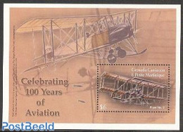 Grenada Grenadines 2003 100 Years Aviation S/s, Mint NH, Transport - Aircraft & Aviation - Flugzeuge