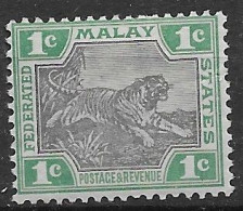 Malaysia Mh * 1901 CA Wtm 5,5 Euros - Federated Malay States