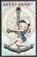 Guyana 2000 Betty Boop With Hat S/s, Mint NH - Guyana (1966-...)