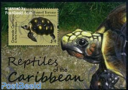 Grenada Grenadines 2011 Red Footed Tortoise S/s, Mint NH, Nature - Animals (others & Mixed) - Reptiles - Turtles - Grenada (1974-...)