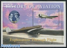 Antigua & Barbuda 2003 100 Years Aviation S/s, Boeing 1930, Mint NH, Transport - Aircraft & Aviation - Flugzeuge