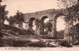 CPA - CONSTANTINE - Ruines De L'aqueduc Romain - Edition Gds Magasins Du Globe - Constantine