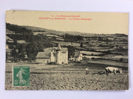 ALLIGNY-EN-MORVAN (58) : Le Château Champagne - 1909 - Pliure Au Coin Inférieur Droit - Autres & Non Classés