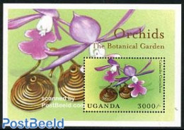 Uganda 2000 Orchids S/s, Calanthe Corymbosa, Mint NH, Flowers & Plants - Sonstige & Ohne Zuordnung