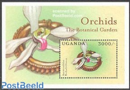 Uganda 2000 Orchids S/s, Ancistrochilus Rothschildianus, Mint NH, Nature - Flowers & Plants - Orchids - Sonstige & Ohne Zuordnung