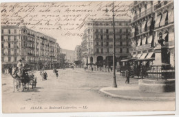 Alger - Boulevard Laferriere - & Horse Carriage, Tram - Algiers