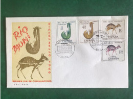 Spain, Spagne, España, Rio Muni, 23 Noviembre 1966, FDC Cover, Sobre Primer Día, Lettre Du Premier Jour - Rio Muni