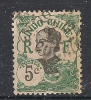 INDOCHINE - 1907 - N°YT. 44 - Annamite 5c Vert - Oblitéré / Used - Oblitérés