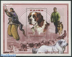 Congo Dem. Republic, (zaire) 1997 Saint Bernard Dog S/s, Mint NH, Nature - Dogs - Sonstige & Ohne Zuordnung