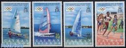 Cayman Islands 1996 Modern Olympics 4v, Mint NH, Sport - Athletics - Olympic Games - Sailing - Leichtathletik