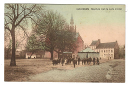 Maldegem   Stadhuis Met De Oude Linden  (kermis - Kermesse - Circustent - Woonwagen) - Maldegem