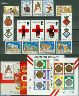 Gibraltar 1989 Yearset 1989, Complete, 16v + 3s/s, Mint NH, Various - Yearsets (by Country) - Non Classés