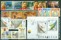 Gibraltar 1992 Yearset 1992, Complete, 20v + 1s/s, Mint NH, Various - Yearsets (by Country) - Non Classés