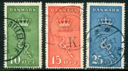 DENMARK 1929 Cancer Fund  Used.  Michel 177-79 - Used Stamps