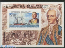 Madagascar 1975 US Bicentenary S/s Imperforated, Mint NH, Transport - Ships And Boats - Ships