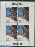 Guyana 1988 Olympic Winter Games M/s, Mint NH, Sport - Olympic Winter Games - Skiing - Skiing