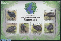 Mozambique 2011 Int. Forest Year, Birds 6v M/s, Mint NH, Nature - Birds - Mozambico