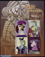 Nevis 2004 Picasso 4v M/s, Mint NH, Art - Modern Art (1850-present) - Pablo Picasso - St.Kitts And Nevis ( 1983-...)