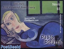 Nevis 2004 Picasso S/s, Mint NH, Art - Modern Art (1850-present) - Pablo Picasso - St.Kitts Und Nevis ( 1983-...)