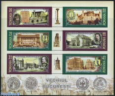 Romania 2007 Old Bucharest 6v M/s, Mint NH, Art - Architecture - Unused Stamps