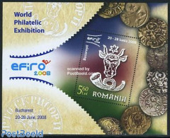 Romania 2007 Expo Efiro S/s, Mint NH, Various - Philately - Money On Stamps - Ungebraucht