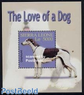 Sierra Leone 2004 Greyhound Dog S/s, Mint NH, Nature - Dogs - Sonstige & Ohne Zuordnung