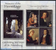 Sierra Leone 2004 Hermitage 4v M/s, Lebrun, Mint NH, Art - Paintings - Sonstige & Ohne Zuordnung