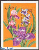 Tanzania 1999 Siberian Iris S/s, Mint NH, Nature - Flowers & Plants - Tanzanie (1964-...)