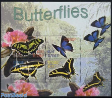 Tuvalu 2004 Butterflies 4v M/s, Mint NH, Nature - Butterflies - Sonstige & Ohne Zuordnung