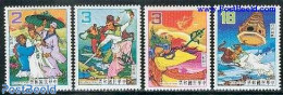 Taiwan 1983 Fairy Tales 4v, Mint NH, Art - Fairytales - Verhalen, Fabels En Legenden