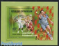 Central Africa 2004 Athens 2004, Tennis S/s, Mint NH, Sport - Olympic Games - Tennis - Tennis