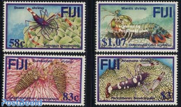 Fiji 2004 Crabs 4v, Mint NH, Nature - Animals (others & Mixed) - Shells & Crustaceans - Crabs And Lobsters - Vita Acquatica