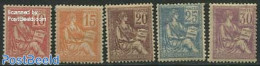 France 1900 Definitives 5v, Mint NH - Unused Stamps