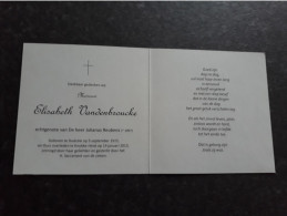 Elisabeth Vandenbroucke ° Dudzele 1915 + Knokke-Heist 2013 X Reubens (Fam: Malefason-Stockx-Vermeire-De Plancke) - Obituary Notices