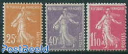 France 1927 Definitives 3v, Mint NH - Nuovi