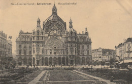 BELG392  --   NEUE DEUTSCHLAND  --   ANTWERPEN  --  HAUPTBAHNHOF  --  GERMAN OCCUPATION WW1 - Antwerpen