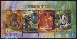 Hungary 2004 Ceramics S/s, Mint NH, Art - Art & Antique Objects - Ceramics - Unused Stamps
