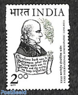 India 1977 Homeopathy Congress 1v, Mint NH, Health - Science - Health - Chemistry & Chemists - Nuovi