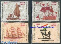 India 2001 Int. Fleet Review 4v, Mint NH, Transport - Ships And Boats - Ungebraucht