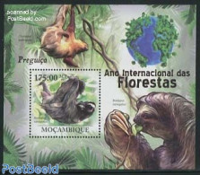 Mozambique 2011 Int. Forest Year, Sloth S/s, Mint NH, Nature - Animals (others & Mixed) - Mozambico