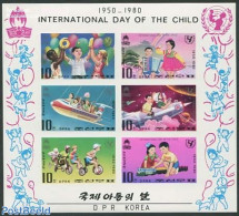 Korea, North 1980 Int. Childrens Day 6v Imperforated, Mint NH, Performance Art - Sport - Transport - Various - Toys & .. - Korea, North