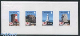 Jersey 2012 Island Views 4v S-a, Mint NH, Various - Lighthouses & Safety At Sea - Art - Castles & Fortifications - Scu.. - Lighthouses