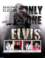 Saint Vincent 2012 Elvis Presley 4v M/s, Mint NH, Performance Art - Elvis Presley - Music - Popular Music - Elvis Presley