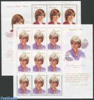 Tanzania 1998 Death Of Diana 2 M/s, Mint NH, History - Charles & Diana - Kings & Queens (Royalty) - Royalties, Royals