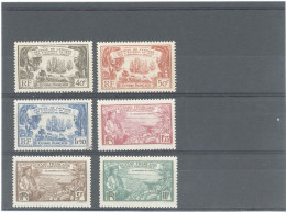 GUYANE  - 1935 -N°137 /142 N* - Unused Stamps