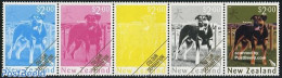 New Zealand 2006 Year Of The Dog Colour Separation 5v [::::], Mint NH, Nature - Various - Dogs - New Year - Nuevos