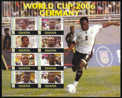 2006 Ghana FIFA World Cup In Germany: National Squad Minisheets (** / MNH / UMM) - 2006 – Duitsland